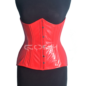 Corset en cuir noir pour le modelage de la taille - Product Image 3