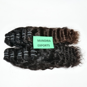 100% Extensions de cheveux humains vierges non transformés couleur naturelle pas cher Temple indien cuticule alignées vagues qualité brute Remy - Product Image 6