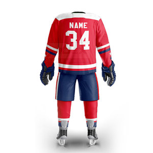 Jersey personalizable del hockey sobre hielo de la nueva llegada Servicio del OEM del precio bajo disponible en diversos colores - Product Image 3