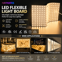 Panneau de comptoir LED flexible ultra-mince en onyx rétroéclairé à matrice haute densité, personnalisé par le fabricant
