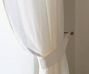 white various colours linen - linen <b>curtain</b> holdback - <b>curtain</b> holder - fabric <b>curtain</b> hook - Product Image 3