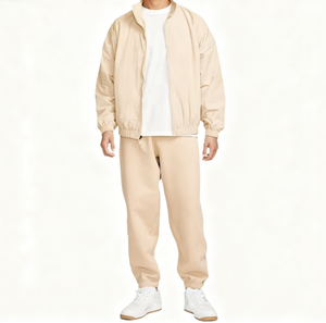 Conjunto de Chaqueta Cortavientos y Pantalón Deportivo de Talla Grande para Otoño, Transpirable, de Poliéster y Algodón, Personalizable al por Mayor - Product Image 6