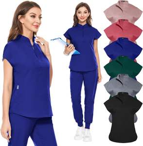 ชุดเครื่องแบบขัดตัวสำหรับจ็อกเกอร์ชุดผ้าคอตตอนผ้าโพลีเอสเตอร์ทางการแพทย์ชุดขัดผิว - Product Image 6