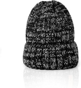 Gorro de invierno Unisex 100% algodón tela común a cuadros/patrón sólido Casual Hip-hop Snap Slouch Bonnet Hat recién llegado - Product Image 4