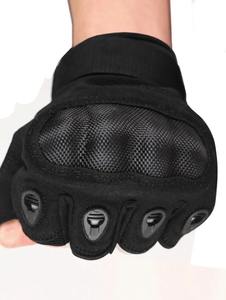 Gants demi-doigts-Gants tactiques sans doigts pour le travail en plein air - Product Image 5