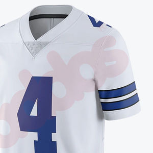 Uniforme de fútbol americano de diseño personalizado de la mejor calidad, conjuntos de talla grande con logotipo y número personalizados - Product Image 2