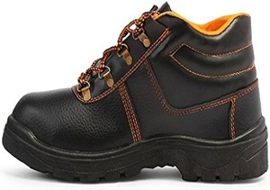 Chaussures de Travail de Sécurité Basses Hydrofuges et Respirantes avec Tige en Cuir Véritable et Semelle Antidérapante - Product Image 3
