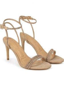 Sandales romaines à talons hauts avec lanières en strass en forme de serpent, à brides croisées et bout ouvert pour femmes - Product Image 4