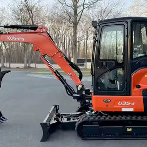 Peu utilisé Kubota Mini chargeuse sur chenilles U35-4 pelleteuse 18KW 3 tonnes pelle 18KW moteur roulement moteur pompe noyau inclus - Product Image 1