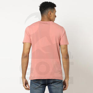 Camiseta de Manga Corta con Cuello Redondo para Hombre, de Lona Ecológica, con Logotipo Bordado Personalizado Premium, Color Personalizable y Diseño Lavable - Product Image 3