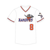 Maillot de baseball personnalisé OEM, imprimé par sublimation, entièrement boutonné, manches courtes, en tissu mesh, avec nom personnalisé, grandes tailles, été