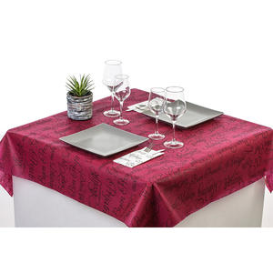 Burgundy 1.20x50m Buen Print Tablecloth Roll Novotex TNT B2B - Product Image 1