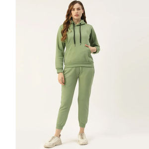Ropa deportiva de 2 piezas con logotipo personalizado para mujer, chándal deportivo para correr, chándales para mujer - Product Image 1