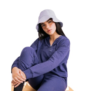 Conjunto de chándal de Sudadera corta para mujer personalizado OEM fabricante de ropa deportiva de alta calidad para Otoño Invierno - Product Image 3
