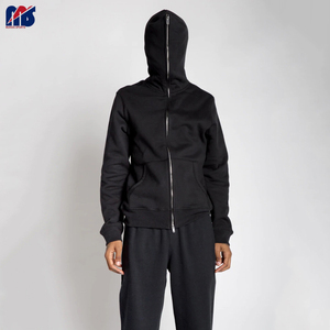 Sweat à capuche double curseur avec fermeture éclair vierge pour hommes en gros Sweat à capuche personnalisé avec fermeture éclair intégrale Sweats à capuche et sweat-shirts pour hommes - Product Image 3