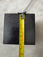 Großhandel Premium-Qualität Natürlicher Shungit 79mm Polierter Würfel Achat Schatten-Schnitzerei Heilende Feng Shui Heimdekoration