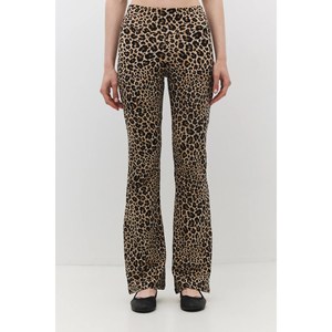 Pantalon décontracté à jambes larges mi-longueur 100% coton avec logo sur le devant - Product Image 3