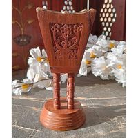 Encensoir en bois arabe Ramadan Mubkhar, écologique, fait main en bambou/acacia, design lune, haute qualité, pour la maison et les cérémonies religieuses
