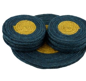 Sustainable Jute Rope Placemat & Coaster for Home Resorts Farmhouse <b>Garden</b> Party Dining Table Decor - Product Image 4