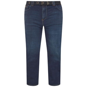 Jean droit grande taille pour homme, coupe classique, couleur bleue, jean respirant grande taille pour homme, respirant, OEM personnalisé, mode 2026 - Product Image 5