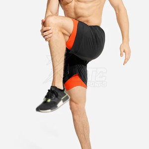 Shorts de sport décontractés confortables à taille mi-haute pour l'entraînement quotidien, la remise en forme, la course à pied, séchage rapide, écologiques, pour l'intérieur - Product Image 2