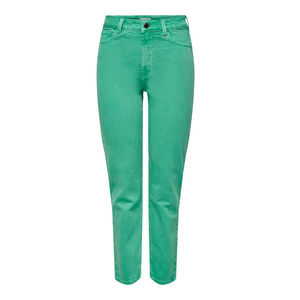 Jeans de Mujer Ecológicos 100% Algodón, Corte Ancho, Cintura Alta, Casuales, Rectos, Servicio OEM, Transpirables - Product Image 6