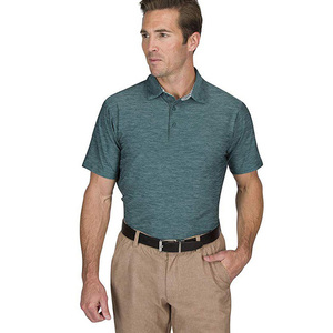 Ropa de hombre con logotipo personalizado de calidad superior, camiseta de Golf de secado rápido de poliéster Spandex de manga corta, camiseta transpirable informal - Product Image 5