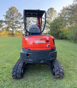 Mini-excavatrice sur chenilles Kubota U35-4, couleur rouge, 3,5 tonnes, équipement de construction, bon prix - Product Image 2