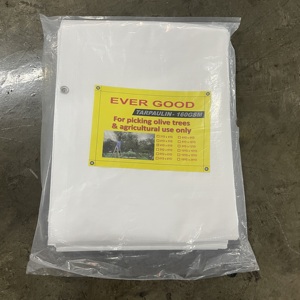 Bâche blanche de 120gr/m2 à usage moyen de bâche en PE fabriqué en PE durable standard d'exportation fabriqué au Vietnam de haute qualité - Product Image 4