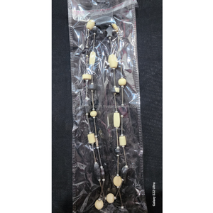 Handcrafted <b>Resin</b> Jewelry Necklaces with Antique Finishes, Dual Tone Styling, and Unique Swirl Patterns Ideal Party Accessory - Product Image 3