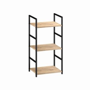Étagère moderne en chêne XINYF - 5 niveaux - Type sur pied - Bibliothèque (largeur <span class=keywords><strong>40</strong></span> cm, <span class=keywords><strong>profondeur</strong></span> 30 cm, hauteur 80 cm) - Product Image 1