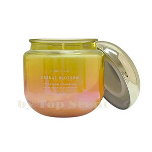 Bougie artisanale à la cire de soja à l'arôme de fleur d'oranger, décoration d'intérieur - Product Image 2