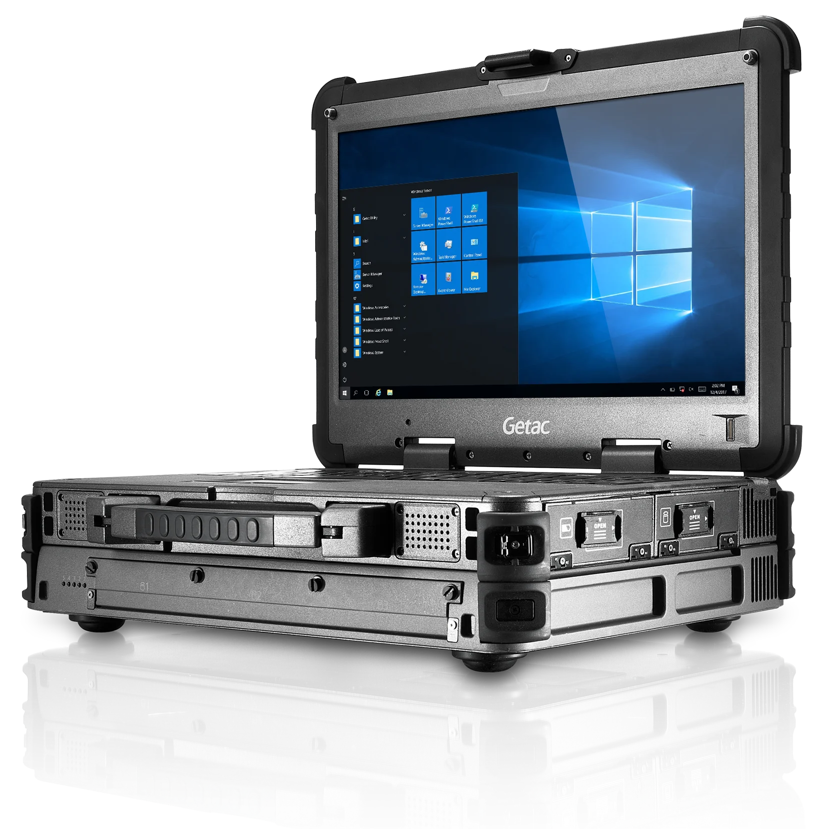 Getac X500 Server - World<i></i>'s first fully rugged notebook of the server class, Ultra-bright 15.6<i></i>'<i></i>' full HD outdoor display