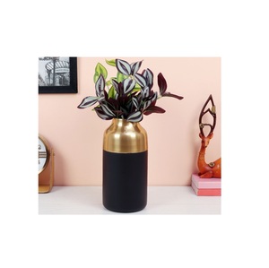 Florero de aluminio moderno hecho a mano diseño clásico para el hogar sala de estar Oficina boda fiesta Navidad florero de suelo decorativo - Product Image 2