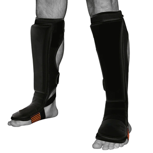 Premium Adjustable <b>Shin</b> <b>Guards</b> for <b>MMA</b> Durable Protective Pads for Kickboxing Muay Thai Karate Taekwondo Martial Arts - Product Image 5