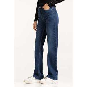 Vaqueros de cintura media WM-JNS-WS24-010 con un elemento de moda sencillo - Product Image 3