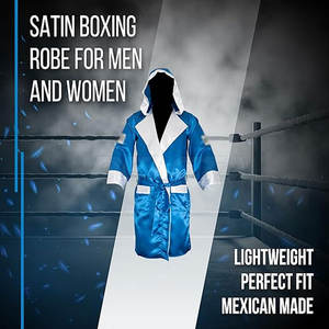 Heavy Duty Hot Sale <b>Boxing</b> <b>Robes</b> Durable Material Solid Color <b>Boxing</b> <b>Robes</b> For Adult - Product Image 4