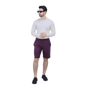 Listo para enviar Pantalones cortos de moda personalizados de la mejor calidad para hombres Pantalones cortos de lana lisos de moda perfectos para ropa informal y deportiva - Product Image 4