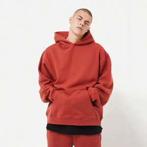 Sweats à capuche surdimensionnés 2025 personnalisés de haute qualité pour hommes sweats à manches régulières sweats à capuche d'hiver avec logo imprimé personnalisé - Product Image 1