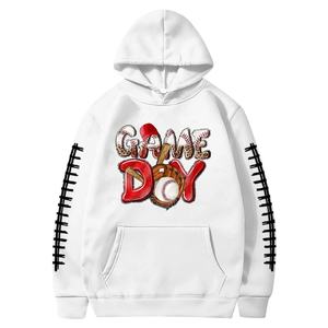 Custom <b>Print</b> Sublimation Blank Polyester Fleece Tie Dye <b>Leopard</b> Cow Bleached Printed Pullover Faux Bleach <b>Sweatshirts</b>&Hoodies - Product Image 2