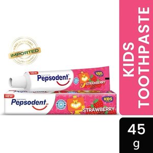 Dentifrice Pepsodent pour enfants, saveur fraise, protection contre les caries et l'émail, 45g - Product Image 5