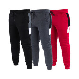 กางเกงวอร์มผู้ชายทรงขาบานผ้าแคนวาสโพลีเอสเตอร์ 100% ขายส่ง แบบลำลอง ทรงซ้อน 3 มิติ สำหรับผ้าฟลีซ แห้งเร็ว ระบายอากาศได้ดี - Product Image 6