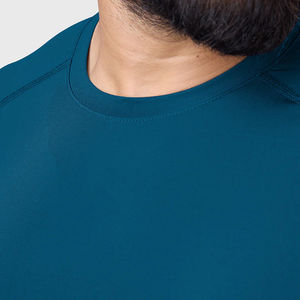 En stock, chemise de compression à manches longues pour homme, respirante et à séchage rapide, imprimé uni en méthode numérique, fabriqué au Pakistan, OEM - Product Image 4