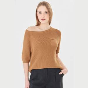 Suéter de Punto para Mujer, 100% Algodón Orgánico, Holgado, Transpirable, Suave y Cálido - Product Image 1