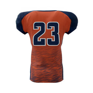 Nouvelle arrivée maillot de football américain uniforme prix de gros respirant antibactérien conception taille uniforme de football américain - Product Image 4