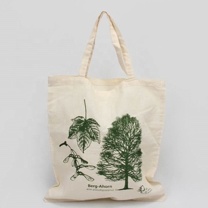 Wholesale Custom Printed Logo Cotton Canvas Tote <b>Bag</b> Medium White Blank Handle Customized Letter <b>Cheap</b> Reusable Shopping <b>Bag</b> - Product Image 1