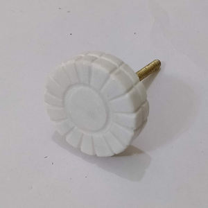 Directo del fabricante indio Artesanías Perillas de gabinete de mármol Manija de puerta de bajo precio para uso en puertas - Product Image 4