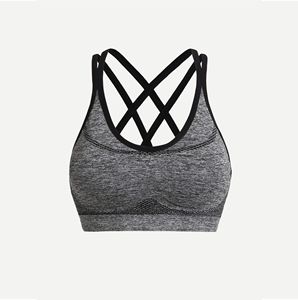 Soutien-gorge de sport de compression | Soutien et confort complets | Idéal pour les entraînements de course, de yoga et de gymnastique | Marque personnalisée disponible - Product Image 3
