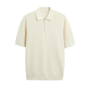 Camiseta Polo de algodón peinado de punto de manga corta nueva moda logotipo personalizado todo-fósforo Casual 2024 Primavera Verano para hombres Jersey - Product Image 6