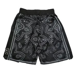 Double <b>Layer</b> Summer Shorts Set Running Sport Workout Athletic Nylon Custom logo Gym Basketball Mesh Shorts 5 Inch Inseam for Men - Product Image 3